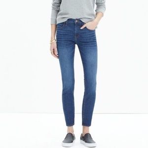 Madewell 9” high rise crop skinny jean
